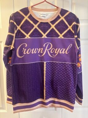 Purple Pullover Crown Royal Sweatshirt